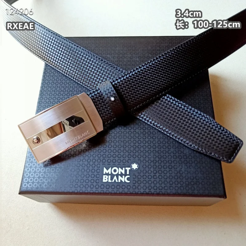 Montlanc belt 34mmX100-125cm 8L11